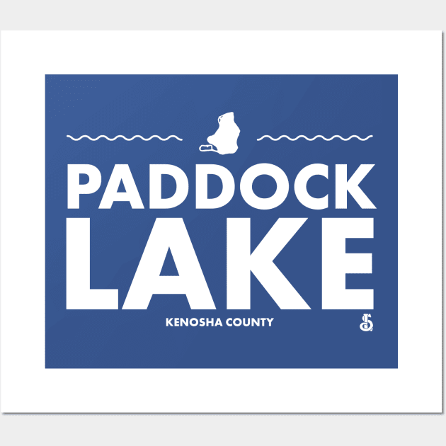 Kenosha County, Wisconsin - Paddock Lake Wall Art by LakesideGear